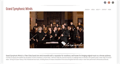 Desktop Screenshot of grandsymphonicwinds.org