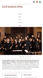Mobile Screenshot of grandsymphonicwinds.org